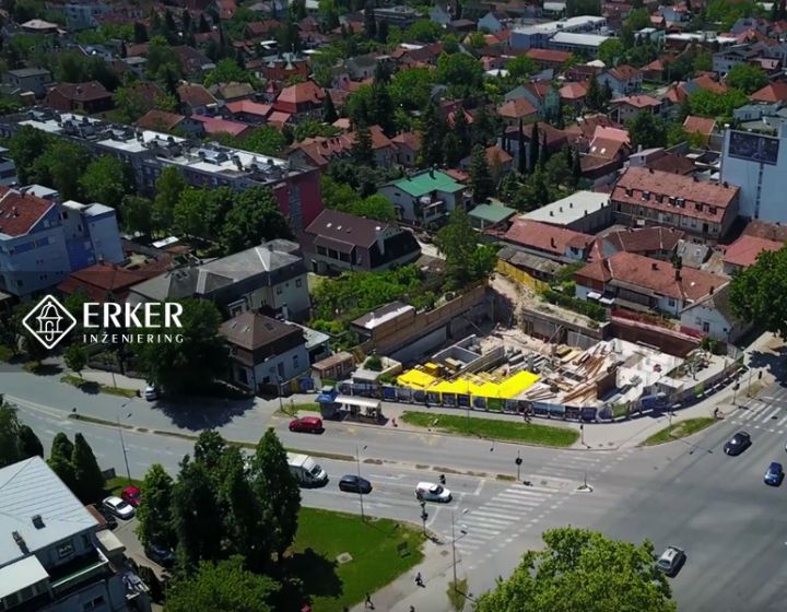 Gradnja objekta u Futoškoj 57 napredovala iznad kote 0