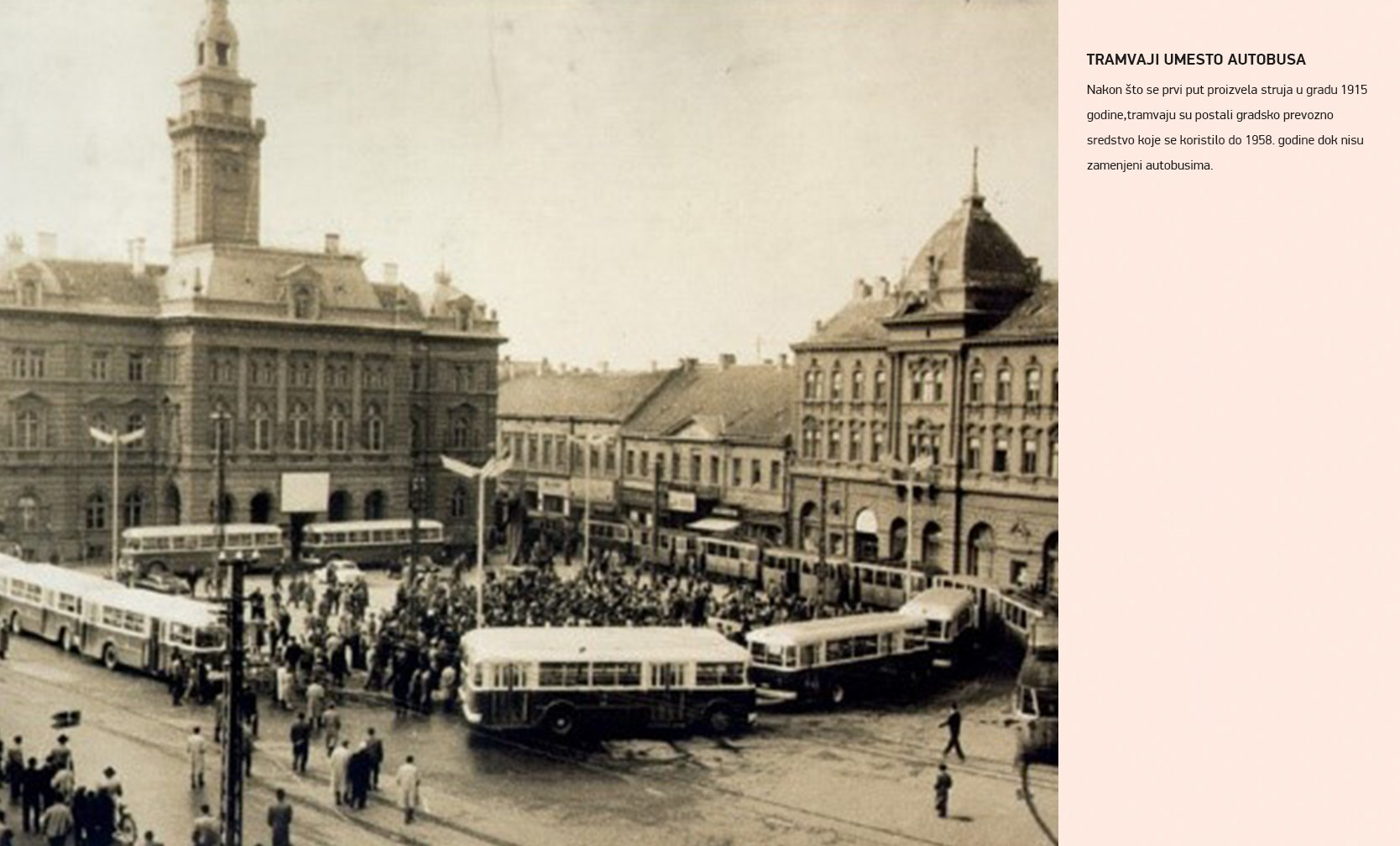 Tramvaji umesto autobusa